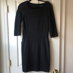 Sharagano  wool shift dress